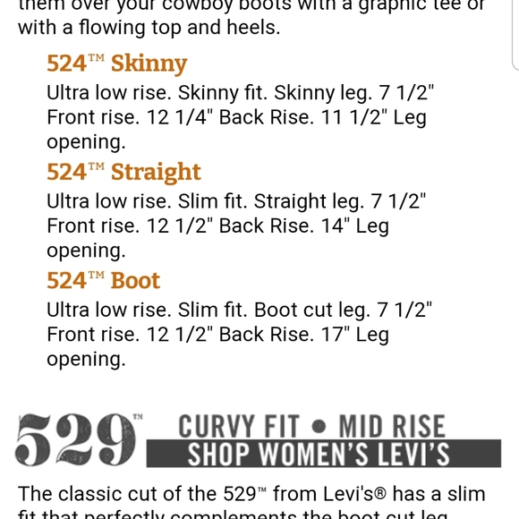 Levi's 521 super low skinny - Picture 8 of 10